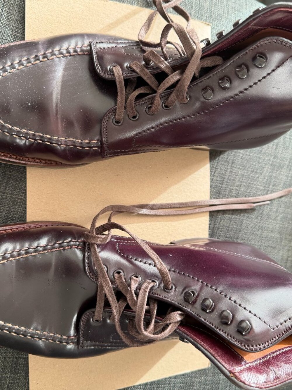 Alden Split Toe Color 8 Cordovan Boots